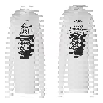 Bear Resist Protect National Park Anti Trump 8647 Long Sleeve T-Shirt | Mazezy