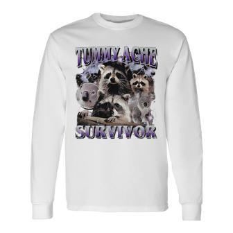 Belly Pain Survivor Raccoon Langarmshirts - Geschenkecke