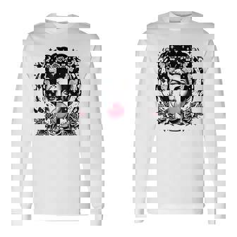 Bride Of Frankenstein Bubblegum Monster Halloween Costume Long Sleeve T-Shirt - Thegiftio UK