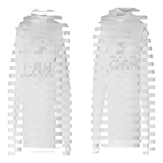 Canada Maple Leaf Flag Canadian Long Sleeve T-Shirt - Monsterry