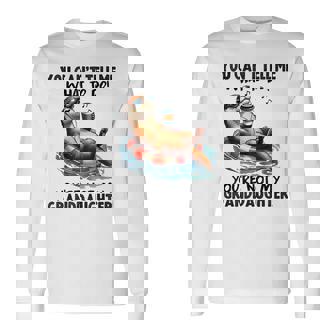 You Can’T Tell Me What To Do You Are Not My Granddaughter Long Sleeve T-Shirt - Thegiftio