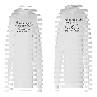 Champagne And French Fries Long Sleeve T-Shirt | Mazezy