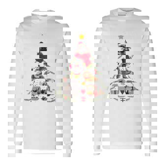 Christmas Tree Pekingese Lover Xmas Dog Owner New Year Long Sleeve T-Shirt - Monsterry