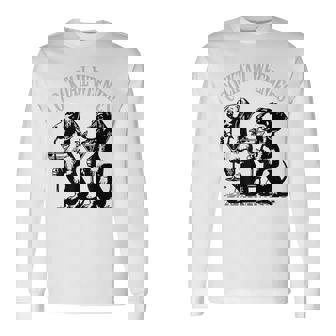 Cocktail Weenies Dachshund Martini Cocktail Lover Dachshund Long Sleeve T-Shirt - Monsterry
