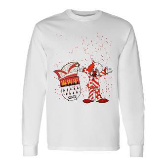 Cologne Cathedral Clown Kölle Alaaf Confetti Carnival Fashion Parade Langarmshirts - Geschenkecke