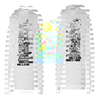 Color Our World Summer Reading Program 2025 Book Lover Long Sleeve T-Shirt - Seseable