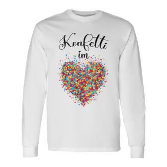 Confetti In The Heart Carnival Blue Langarmshirts - Geschenkecke