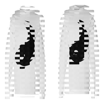 Costume Yin Yang Assorti Symbole Chinois Taoiste T-shirt à manches longues - Cadeauxyz