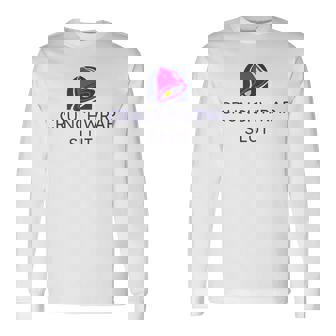 Crunchwrap Slut Bell Meme Long Sleeve T-Shirt - Seseable