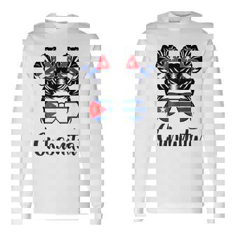 Cubanita Cuba Femenino Herencia Hispana Niñas Cubanas Camiseta de manga larga - Regaloses