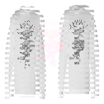 Cute Ballerina Axolotl Long Sleeve T-Shirt | Mazezy