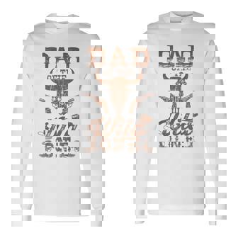 Dad Of The Wild One Birthday Cowboy Western Family Long Sleeve T-Shirt - Thegiftio