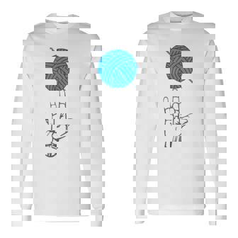 Deaf Pride I Love Crochet Hand Heart Sign Language ASL Long Sleeve T-Shirt - Monsterry