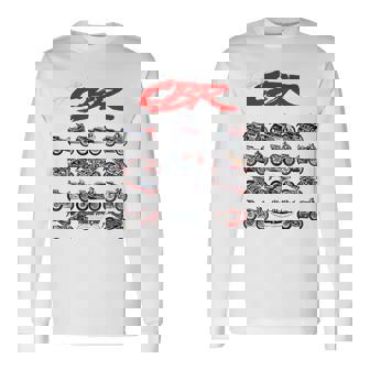 Development Of Cbr Motorcycle Biker Sportsbike Langarmshirts - Geschenkecke