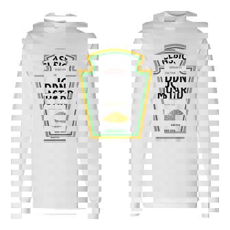 Dijon Mustard Halloween 2024 Costume Family Matching Ketchup Long Sleeve T-Shirt - Monsterry