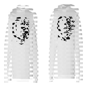 In My Dog Era Paws Perro Cachorro Amante De Los Perros Perro Mamá Papá Diversión Camiseta de manga larga - Regaloses