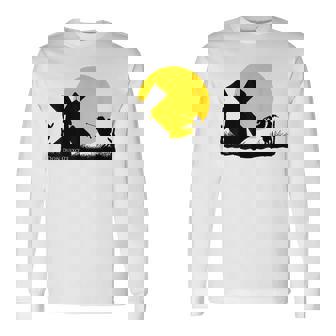 Don Quijoteersus Molino Al Atardecer Camiseta de manga larga - Regaloses