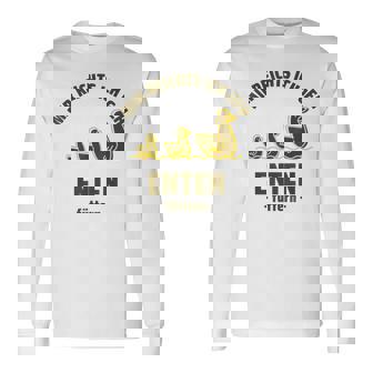 Duck Feed I Chick Baby I Duck Lovers Long Sleeve T-Shirt - Monsterry