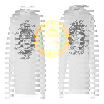 Earth Day Everyday Protect Our Parks Bear Vintage Long Sleeve T-Shirt - Monsterry
