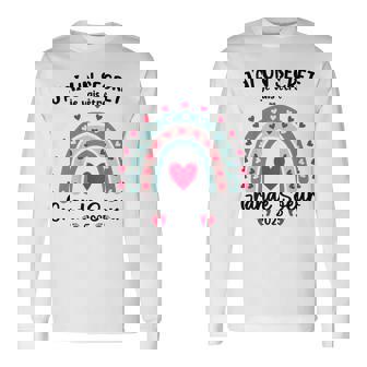 Enfant Future Grande Soeur Jeais Etre Grande Soeur 2025 T-shirt à manches longues - Cadeauxyz