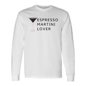 Espresso Martini Lover Statement Langarmshirts - Geschenkecke