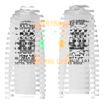 Everybody In The Pub Getting Tipsy St Patrick's Day Long Sleeve T-Shirt - Monsterry