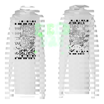 Field Day Green Team Color Field Trip Team Game Competition Long Sleeve T-Shirt | Mazezy
