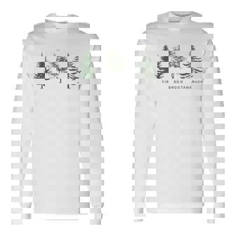 Fir Dogwood Tamarack Vintage National Park Long Sleeve T-Shirt | Seseable CA