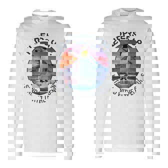 Flippers Up I Stand With The Penguins Long Sleeve T-Shirt - Seseable