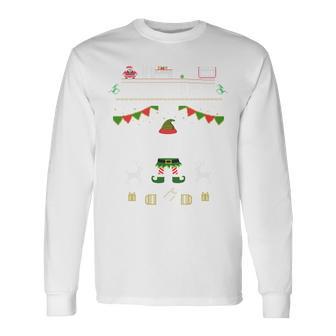 Christmas Elf For Gamers Elf 11 Gaming I Bims 1 Nerd Long-Sleeved Langarmshirts - Geschenkecke