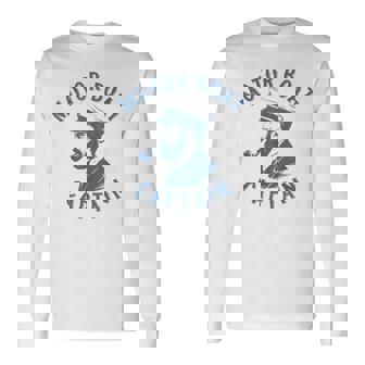 Motor Boat Captain Long Sleeve T-Shirt | Mazezy