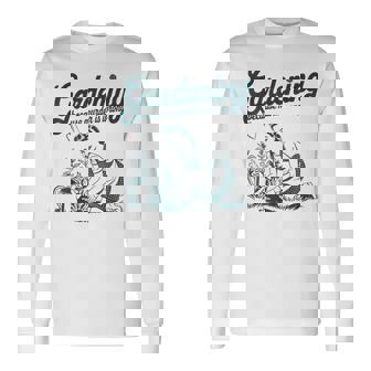 Gardening Because Murder Is Wrong Gardening Gardener Long Sleeve T-Shirt - Thegiftio