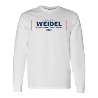 Make Germany Great Again 2025 Weidel Fan Item Alice Weidel Langarmshirts - Geschenkecke