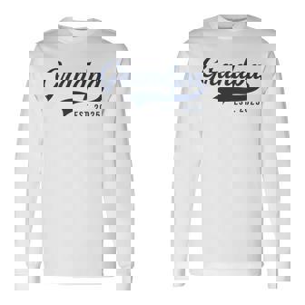 Grandpa Est 2025 Promocionado A Abuelo 2025 Nuevo Abuelo Camiseta de manga larga - Regaloses