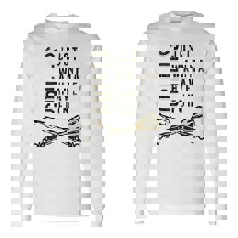 Grills Just Wanna Have Fun Bbq Smoking For Dad Long Sleeve T-Shirt - Thegiftio UK