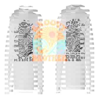 Groovy Brother 70s Aesthetic Nostalgia 1970's Retro Brother Long Sleeve T-Shirt - Monsterry