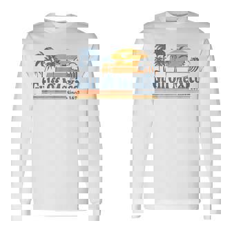 Gulf Of Mexico Since 1672 Retro Vintage Beach Long Sleeve T-Shirt | Mazezy