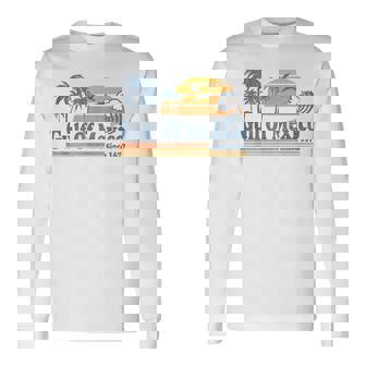 Gulf Of Mexico Since 1672 Retro Vintage Beach Long Sleeve T-Shirt | Mazezy