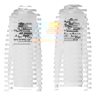 Gulf Of Mexico Est 1550 Retro Vintage Beach Long Sleeve T-Shirt - Seseable