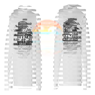 Gulf Of Mexico Forever Retro Vintage Beach Long Sleeve T-Shirt - Seseable