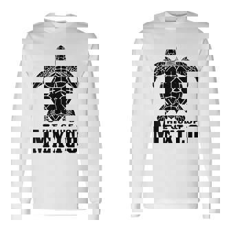 The Gulf Of Mexico Sea Turtle Beach Long Sleeve T-Shirt - Thegiftio UK