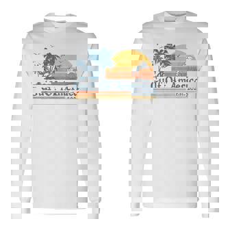 Gulf Of Usa America Est 2025 Retro Vintage Beach Long Sleeve T-Shirt | Seseable CA