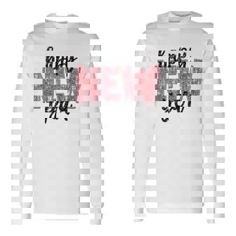 Happy New Year 2025 New Year's Eve Party Countdown Family Long Sleeve T-Shirt | Mazezy