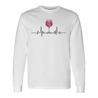 Heartbeat Wildberry Lillet Fruits Cocktail Summer Alcohol Gray Langarmshirts - Geschenkecke