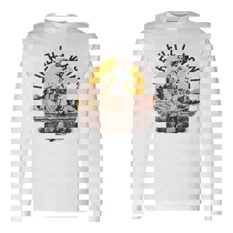 The Hell I Won't Cowgirl Long Sleeve T-Shirt - Thegiftio UK