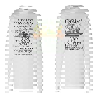 Herbalist Plants Are Medicine Farmacist Farm Not Pharma Long Sleeve T-Shirt | Seseable CA