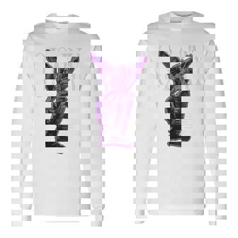 Hip Hop Angelintage Edgy Y2k Backprint Streetwear Ángel Camiseta de manga larga - Regaloses