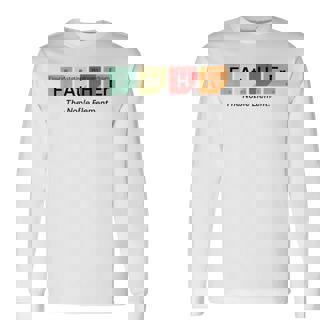 Hombre Padre El Noble Elemento Día Del Padre Papá Familia Hombres Camiseta de manga larga - Regaloses