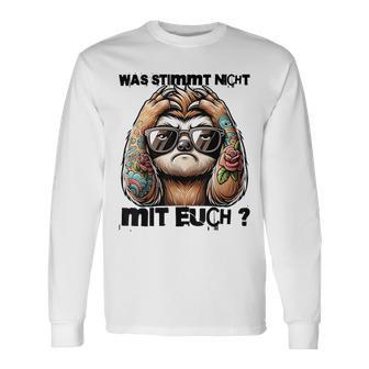 Ich Hasse Menschen Was Stimmt Denn Mit Dir Nicht Langarmshirts - Geschenkecke