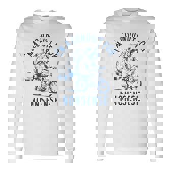 I'm A Conduit For Nonsense Meme Raccoon Opossum Weird Long Sleeve T-Shirt | Mazezy